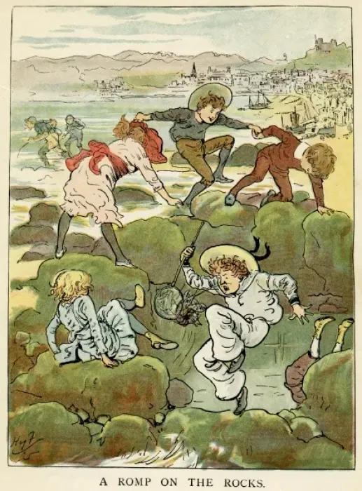 Framed Print : A Romp on the Rocks Framed Print : A Romp on the Rocks