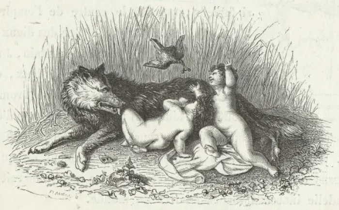 Framed Print : Romulus & Remus Framed Print : Romulus & Remus