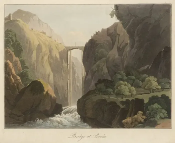 Framed Print : Ronda - the Bridge Framed Print : Ronda - the Bridge