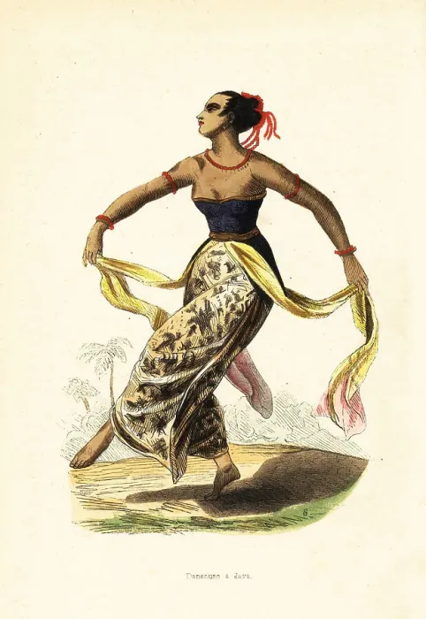 Framed Print : Ronggeng or rongging, dancing girl of Java, Indonesia Framed Print : Ronggeng or rongging, dancing girl of Java, Indonesia