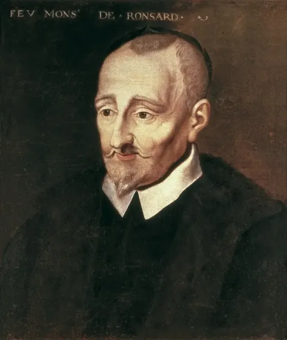 Framed Print : RONSARD, Pierre de (1524-1585). French poet. Oil Framed Print : RONSARD, Pierre de (1524-1585). French poet. Oil