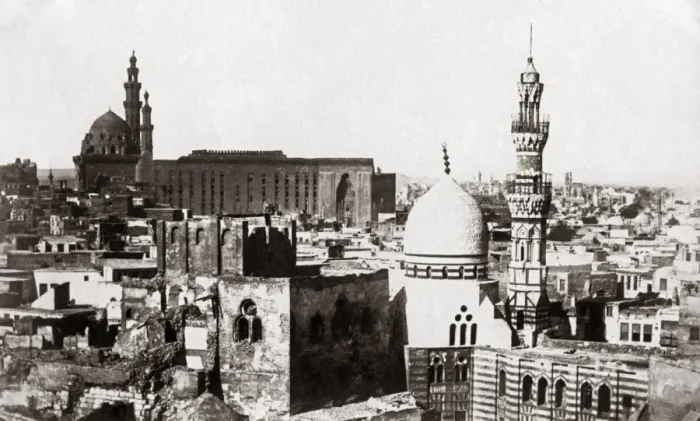 Framed Print : Rooftop view in Cairo, Egypt, circa 1870s Framed Print : Rooftop view in Cairo, Egypt, circa 1870s