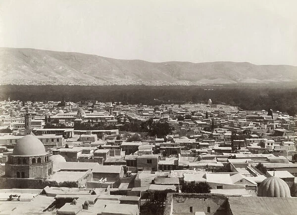 Rooftop view of Damascus, Syria, c. 1880 s