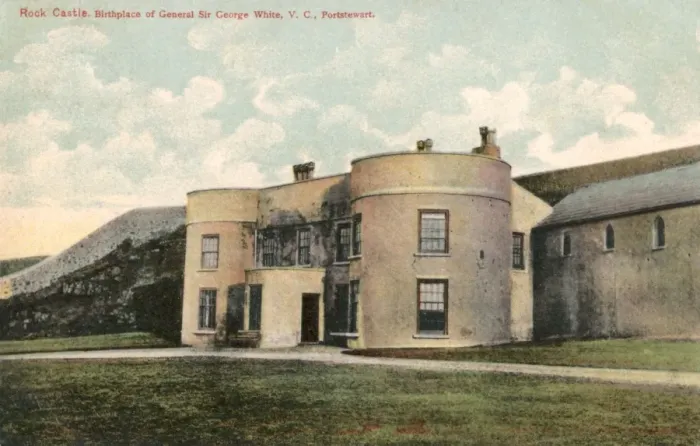 Framed Print : Rook Castle - Birthplace of Sir George White VC, Portstewart Framed Print : Rook Castle - Birthplace of Sir George White VC, Portstewart