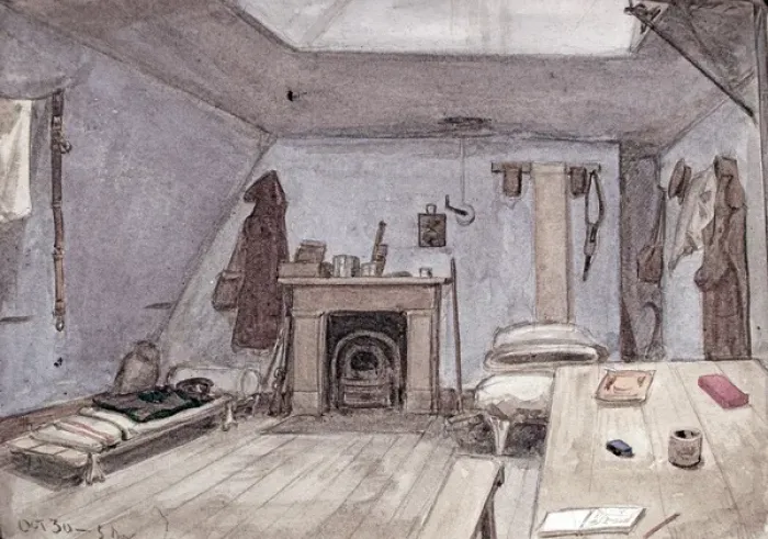 Framed Print : Another room in Cromwell Gardens of Artist PJ Hill Framed Print : Another room in Cromwell Gardens of Artist PJ Hill