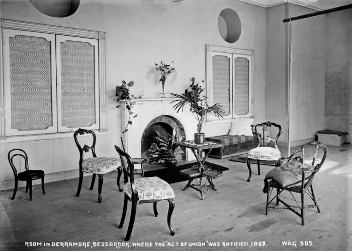 Framed Print : Room in Derramore, Bessbrook, where the Act of Union was R Framed Print : Room in Derramore, Bessbrook, where the Act of Union was R