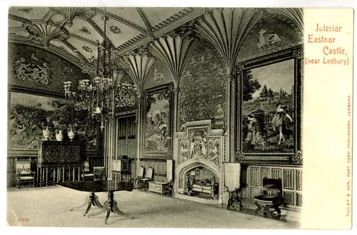 Framed Print : Room in Eastnor Castle, near Ledbury, Herefordshire Framed Print : Room in Eastnor Castle, near Ledbury, Herefordshire