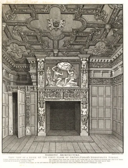 Framed Print : Room on the first floor of Sir Paul Pindar s Framed Print : Room on the first floor of Sir Paul Pindar s