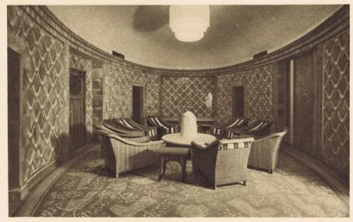 Framed Print : One of the rooms in the Turkish bath at the Lido des Champs Framed Print : One of the rooms in the Turkish bath at the Lido des Champs