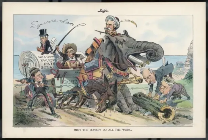 Framed Print : Roosevelt &railroad Bill