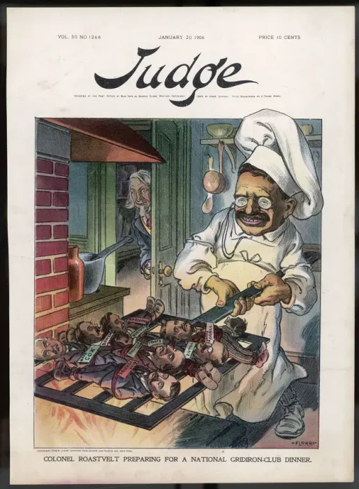 Framed Print : ROOSEVELT ROASTS ENEMIES Framed Print : ROOSEVELT ROASTS ENEMIES