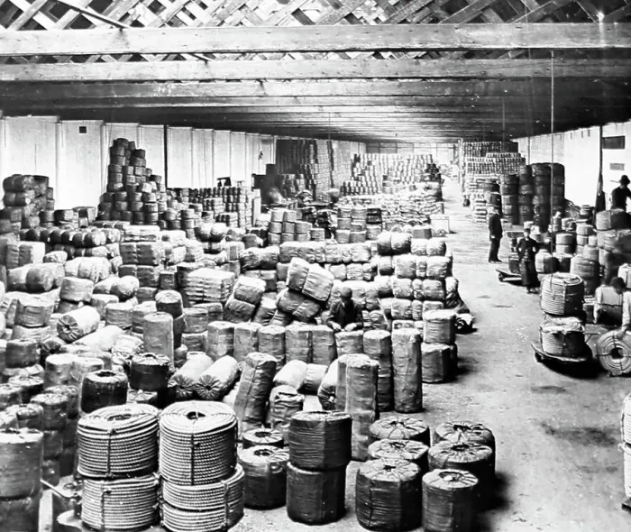 Framed Print : Rope Packing Room, The Belfast Ropework Company Ltd Framed Print : Rope Packing Room, The Belfast Ropework Company Ltd