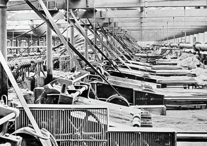 Framed Print : Rope spreading, The Belfast Ropework Company Ltd Framed Print : Rope spreading, The Belfast Ropework Company Ltd