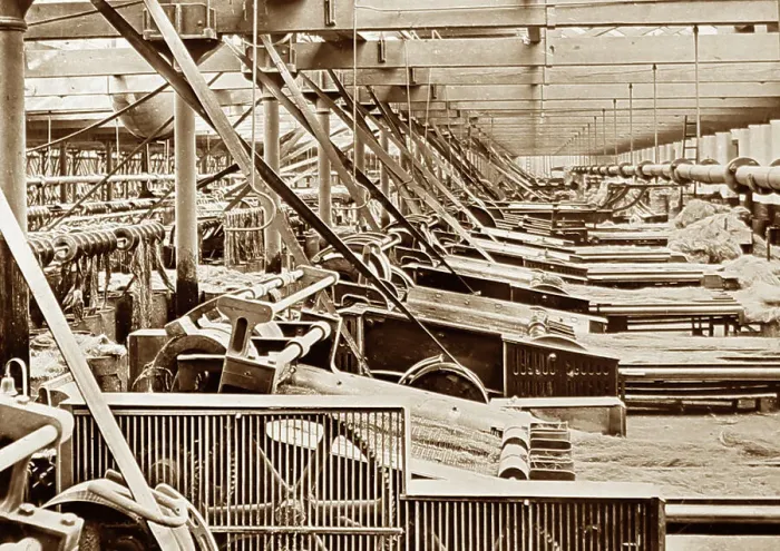 Framed Print : Rope spreading, The Belfast Ropework Company Ltd Framed Print : Rope spreading, The Belfast Ropework Company Ltd