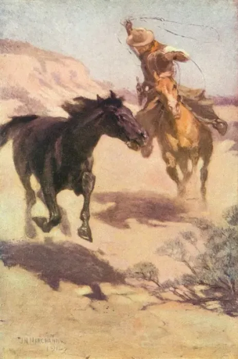 Framed Print : Roping a Wild Horse Framed Print : Roping a Wild Horse
