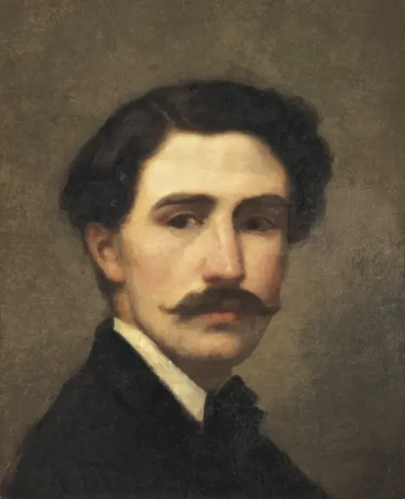 Framed Print : ROSALES, Eduardo (1836-1873). Self-Portrait Framed Print : ROSALES, Eduardo (1836-1873). Self-Portrait