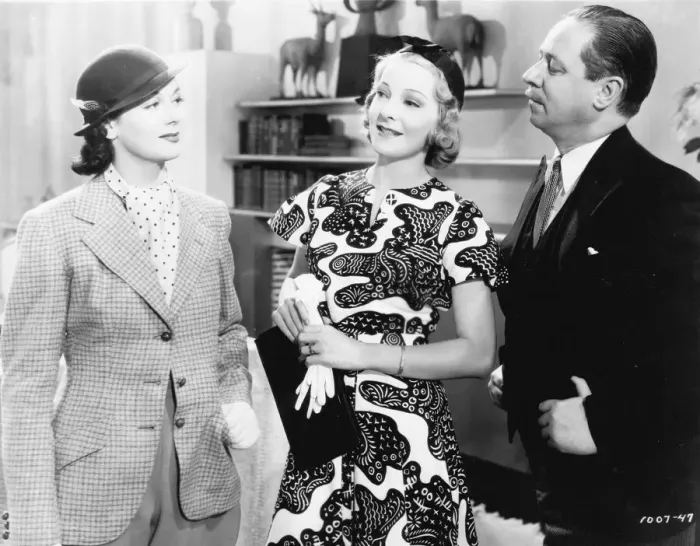 Framed Print : Rosalind Russell and Helen Vinson Live Love Learn (1937) Framed Print : Rosalind Russell and Helen Vinson Live Love Learn (1937)