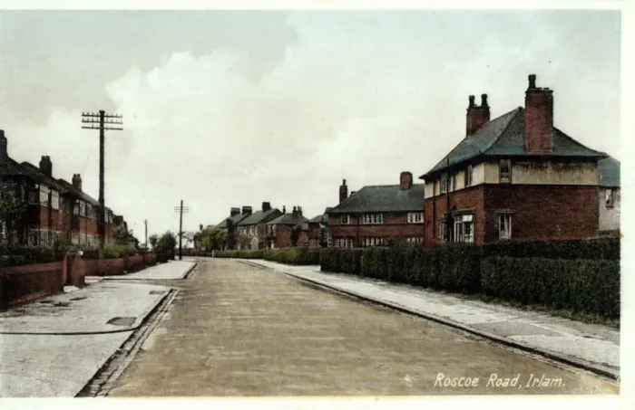 Framed Print : Roscoe Road, Irlam, Lancashire Framed Print : Roscoe Road, Irlam, Lancashire