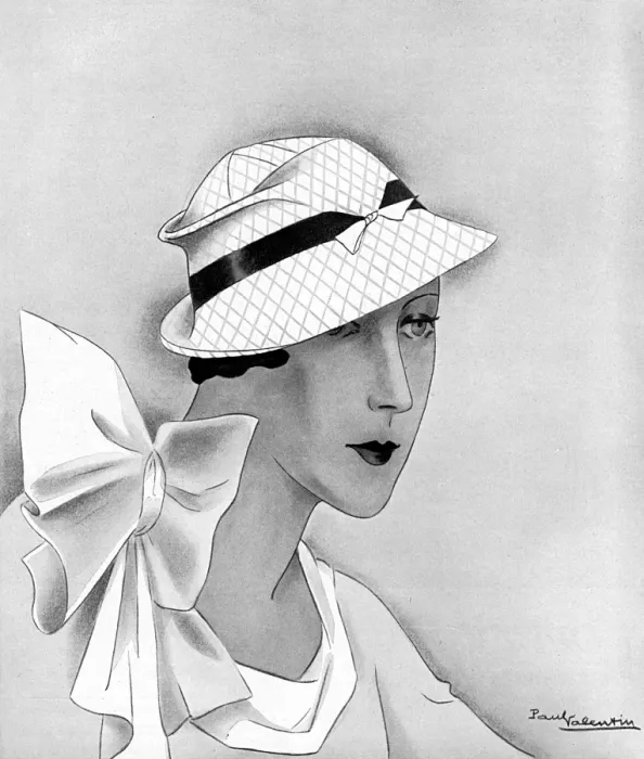 Framed Print : Rose Descat hat drawn by Paul Valentin Framed Print : Rose Descat hat drawn by Paul Valentin