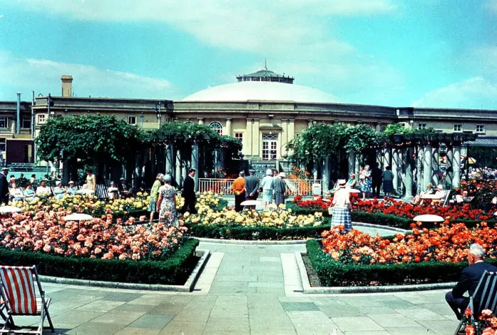 Framed Print : Rose Garden, Winter Gardens, Weston-super-Mare Framed Print : Rose Garden, Winter Gardens, Weston-super-Mare