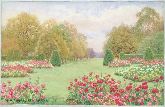 Framed Print : Rose Gardens, Kew Gardens Framed Print : Rose Gardens, Kew Gardens