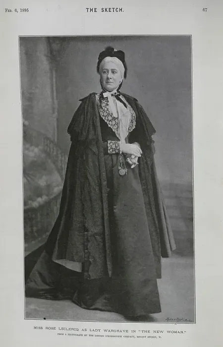 Framed Print : Rose Leclercq, actress, as Lady Wargrave in The New Woman Framed Print : Rose Leclercq, actress, as Lady Wargrave in The New Woman