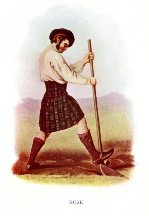 Framed Print : Rose, Traditional Scottish Clan Costume Framed Print : Rose, Traditional Scottish Clan Costume