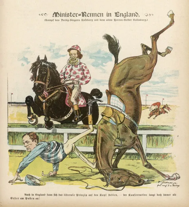 Framed Print : ROSEBERY CARTOON 1895 Framed Print : ROSEBERY CARTOON 1895