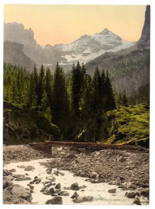 Framed Print : Rosenlaui Glacier and Gorge, Bernese Oberland, Switzerland Framed Print : Rosenlaui Glacier and Gorge, Bernese Oberland, Switzerland