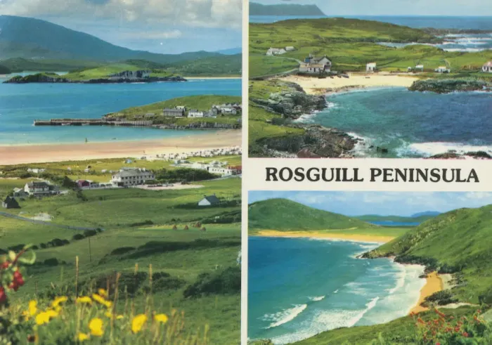 Framed Print : Rosguill Peninsula, Multi-View (Pier), Republic of Ireland Framed Print : Rosguill Peninsula, Multi-View (Pier), Republic of Ireland