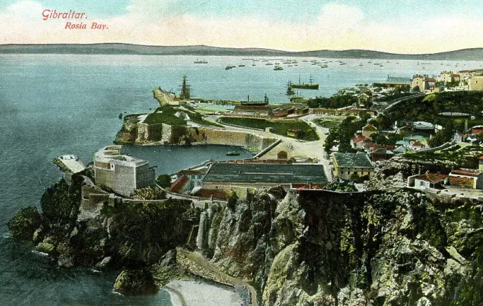 Framed Print : Rosia Bay, Gibraltar Framed Print : Rosia Bay, Gibraltar