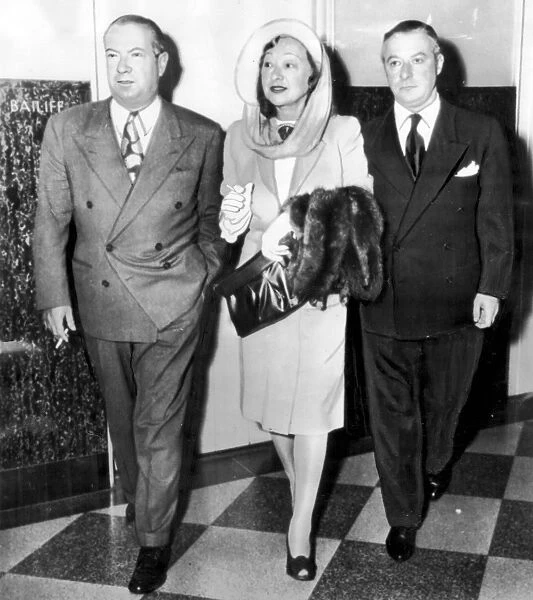 Rosie Dolly arriving in court for film suit