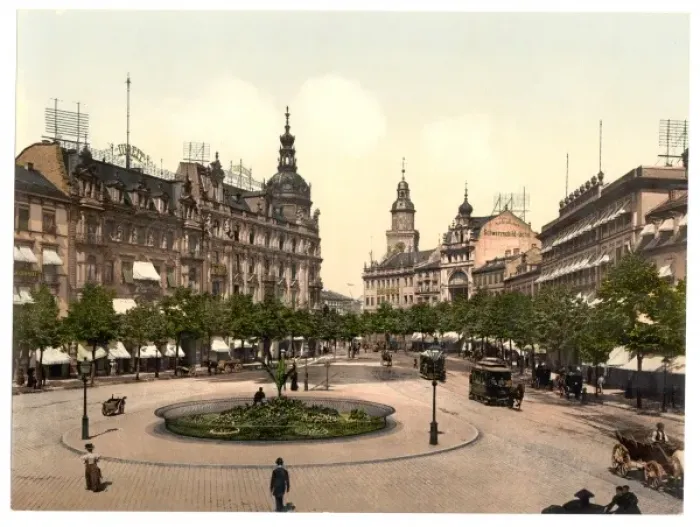 Framed Print : Ross Market, Frankfort on Main (i. e. Frankfurt am Main), Ger Framed Print : Ross Market, Frankfort on Main (i. e. Frankfurt am Main), Ger