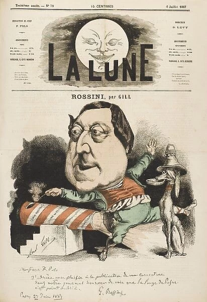 Rossini  /  Gill  /  Lune 1867