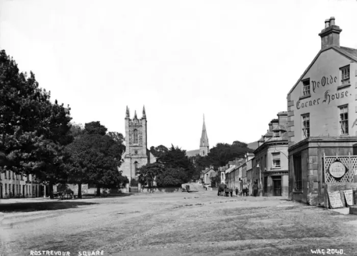 Framed Print : Rostrevor Square Framed Print : Rostrevor Square