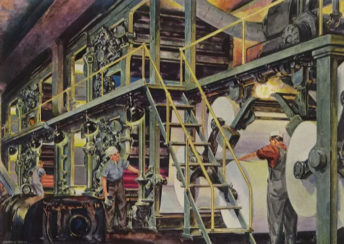 Framed Print : Rotary Press Date: 1941 Framed Print : Rotary Press Date: 1941