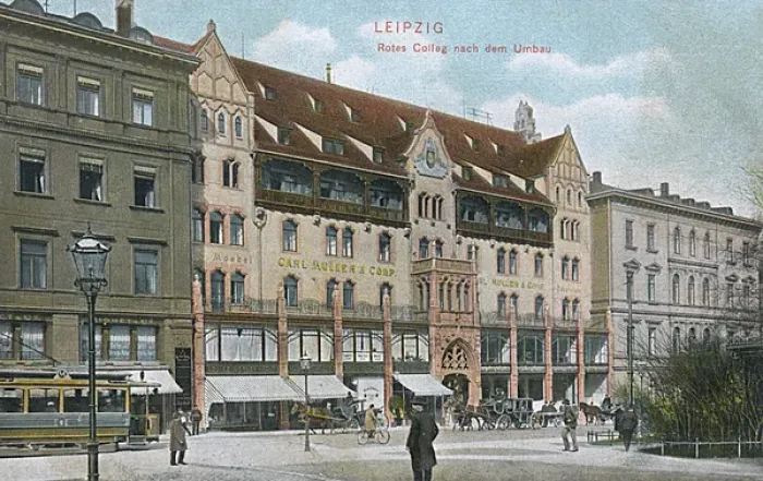 Framed Print : Rotes Colleg, Leipzig, Germany Framed Print : Rotes Colleg, Leipzig, Germany