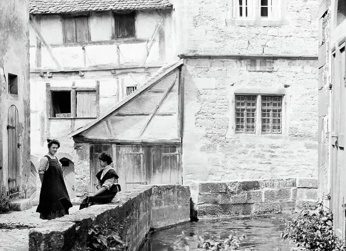 Framed Print : Rothenburg, Germany, early 1900s Framed Print : Rothenburg, Germany, early 1900s