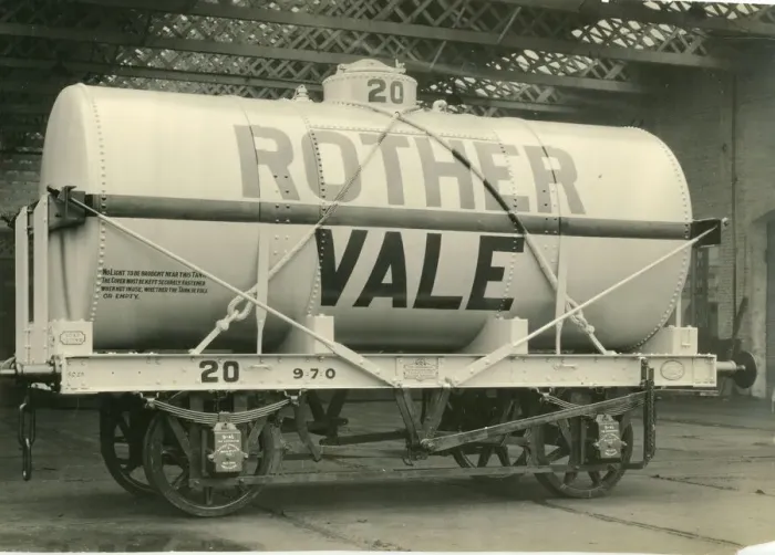 Framed Print : Rother Vale Colleries wagon Framed Print : Rother Vale Colleries wagon