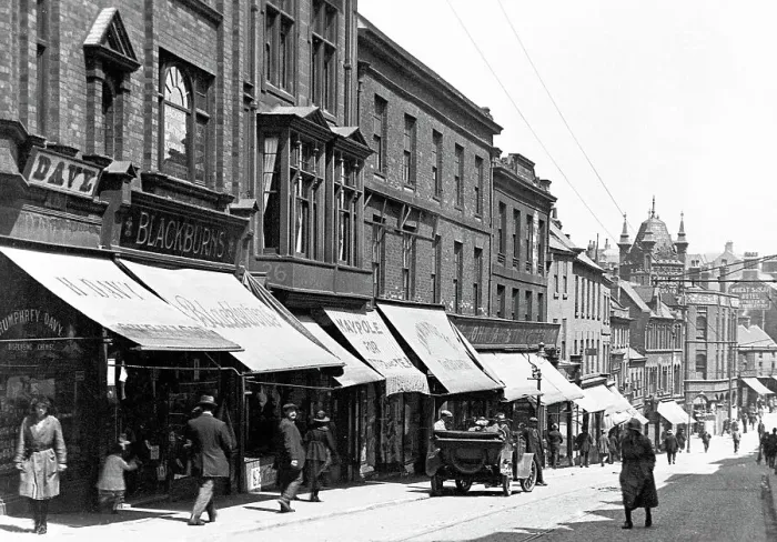 Framed Print : Rotherham - High Street