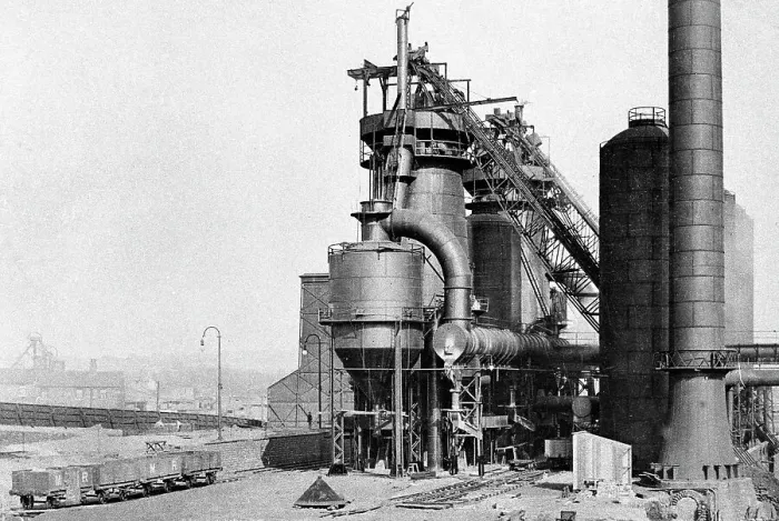 Framed Print : Rotherham - Steel works - Parkgate
