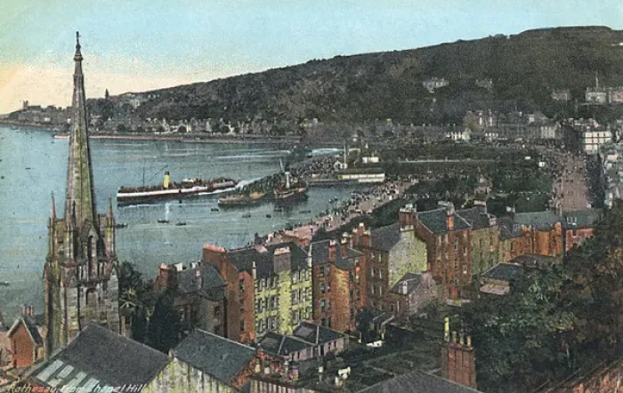 Framed Print : Rothesay from Chapel Hill, Scotland Framed Print : Rothesay from Chapel Hill, Scotland