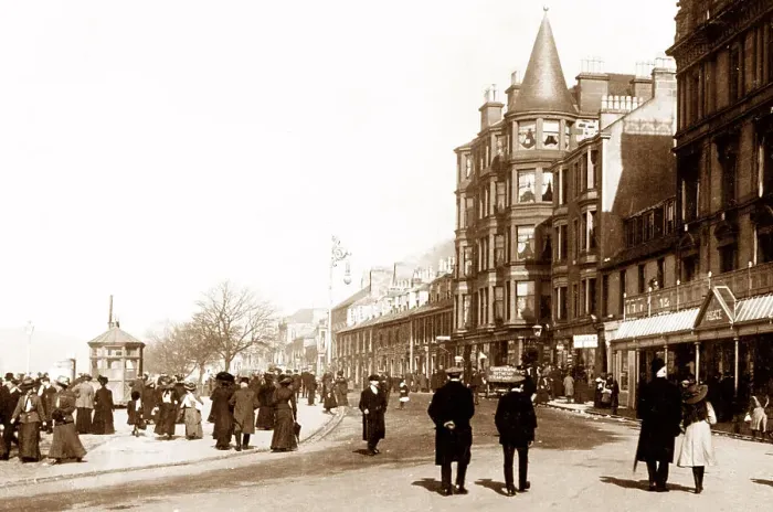 Framed Print : Rothesay Isle of Bute East Princes Street Victorian period Framed Print : Rothesay Isle of Bute East Princes Street Victorian period