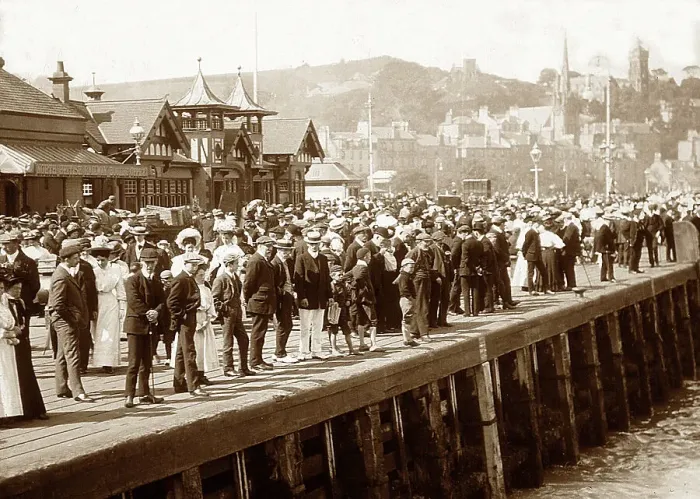 Framed Print : Rothesay Pier Victorian period Framed Print : Rothesay Pier Victorian period