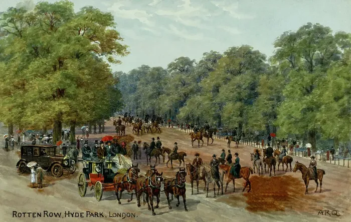 Framed Print : Rotten Row, Hyde Park, London Framed Print : Rotten Row, Hyde Park, London