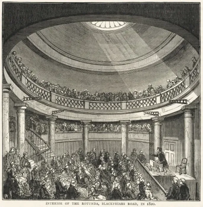 Framed Print : Rotunda Blackfriars Framed Print : Rotunda Blackfriars