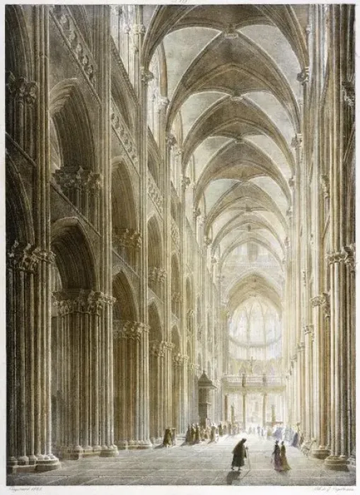 Framed Print : Rouen Cathedral - 1 Framed Print : Rouen Cathedral - 1
