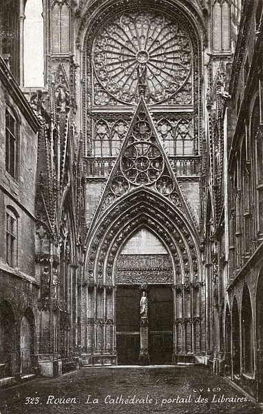 Rouen Cathedral, France - The Booksellers Doorway