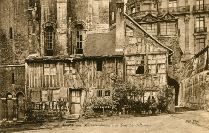 Framed Print : Rouen, France - La Cour D Albane Framed Print : Rouen, France - La Cour D Albane
