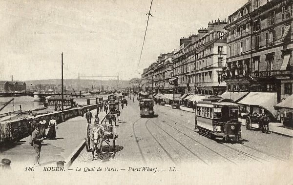 Rouen  /  Quai De Paris 1905